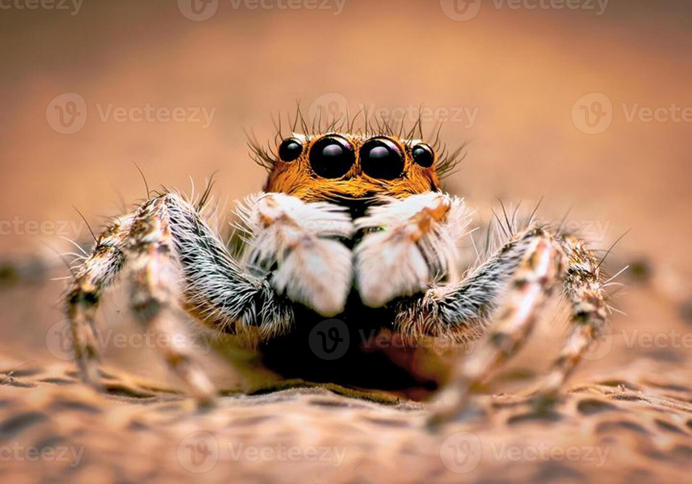 het beste macro schot van jumping spin, spin, springen spin fotografie foto