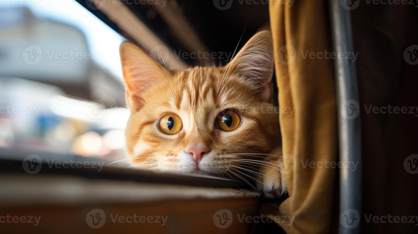 ai gegenereerd portret kat kat is een schattig kat en een grappig, goedgehumeurd.ze kijken schattig en zijn mooi zo huisdieren, gemakkelijk naar verhogen net zo huisdieren.it is een speels, aanhankelijk huisdier en is een favoriete van de verzorgers. foto