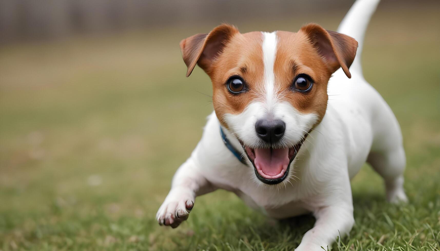 dapper jack Russell terriër in natuur, hond fotografie foto