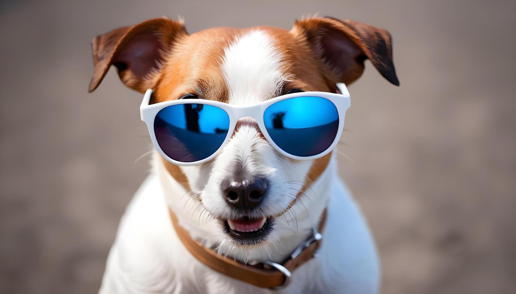 dapper jack Russell terriër in natuur, hond fotografie foto