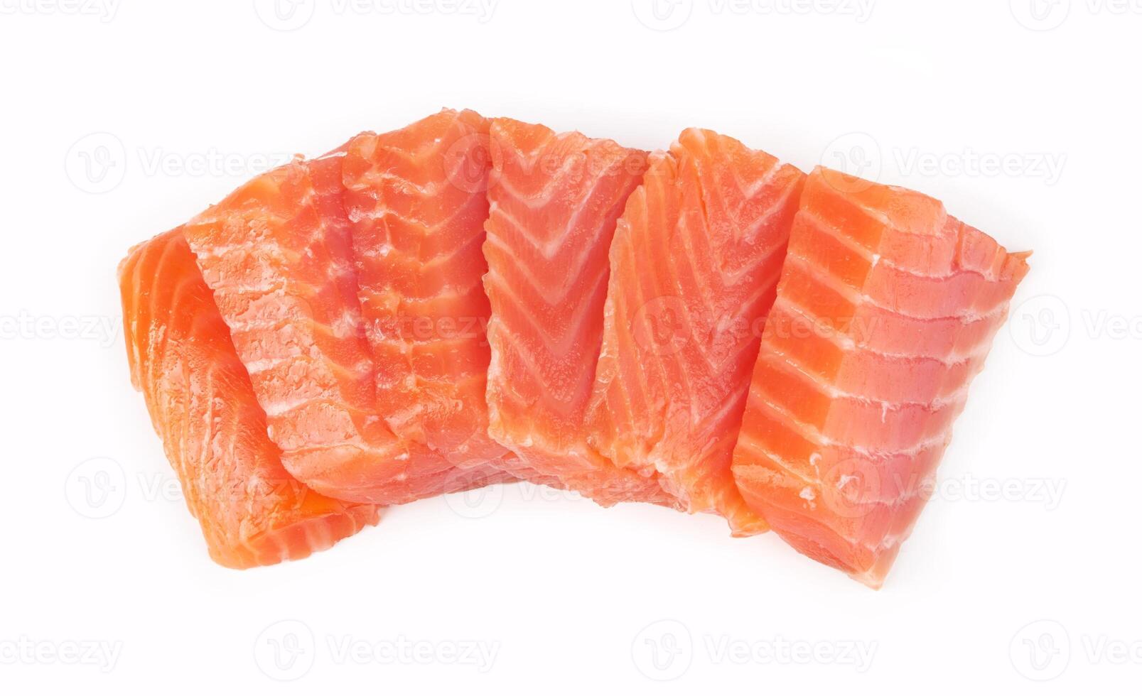 Zalm Aan wit foto