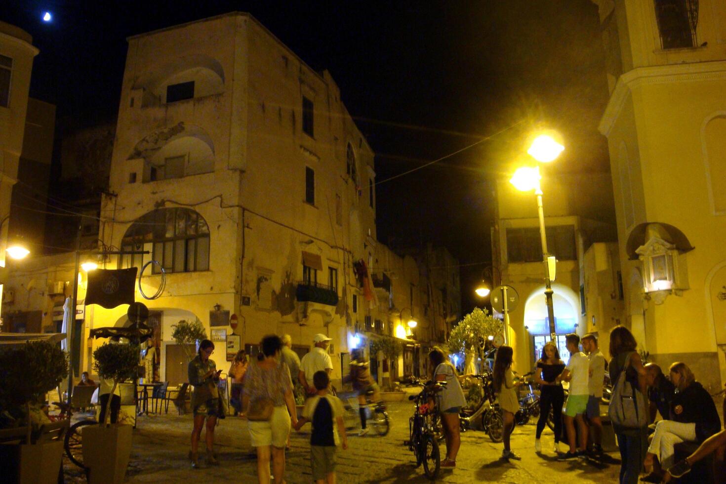 procida, in de omgeving van de eiland gedurende de zomer foto