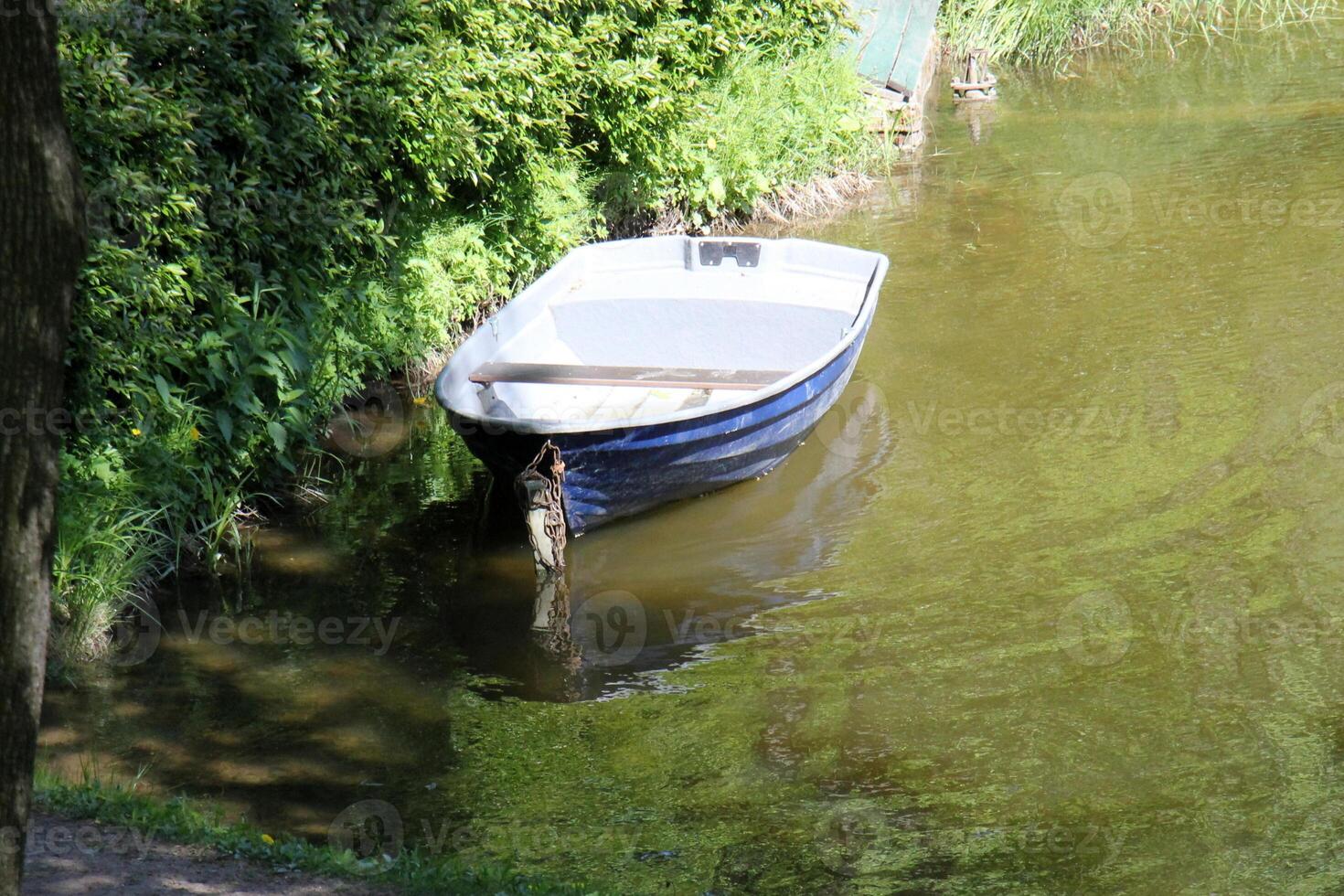 een pier Aan de kust voor afmeren boten en jachten. foto