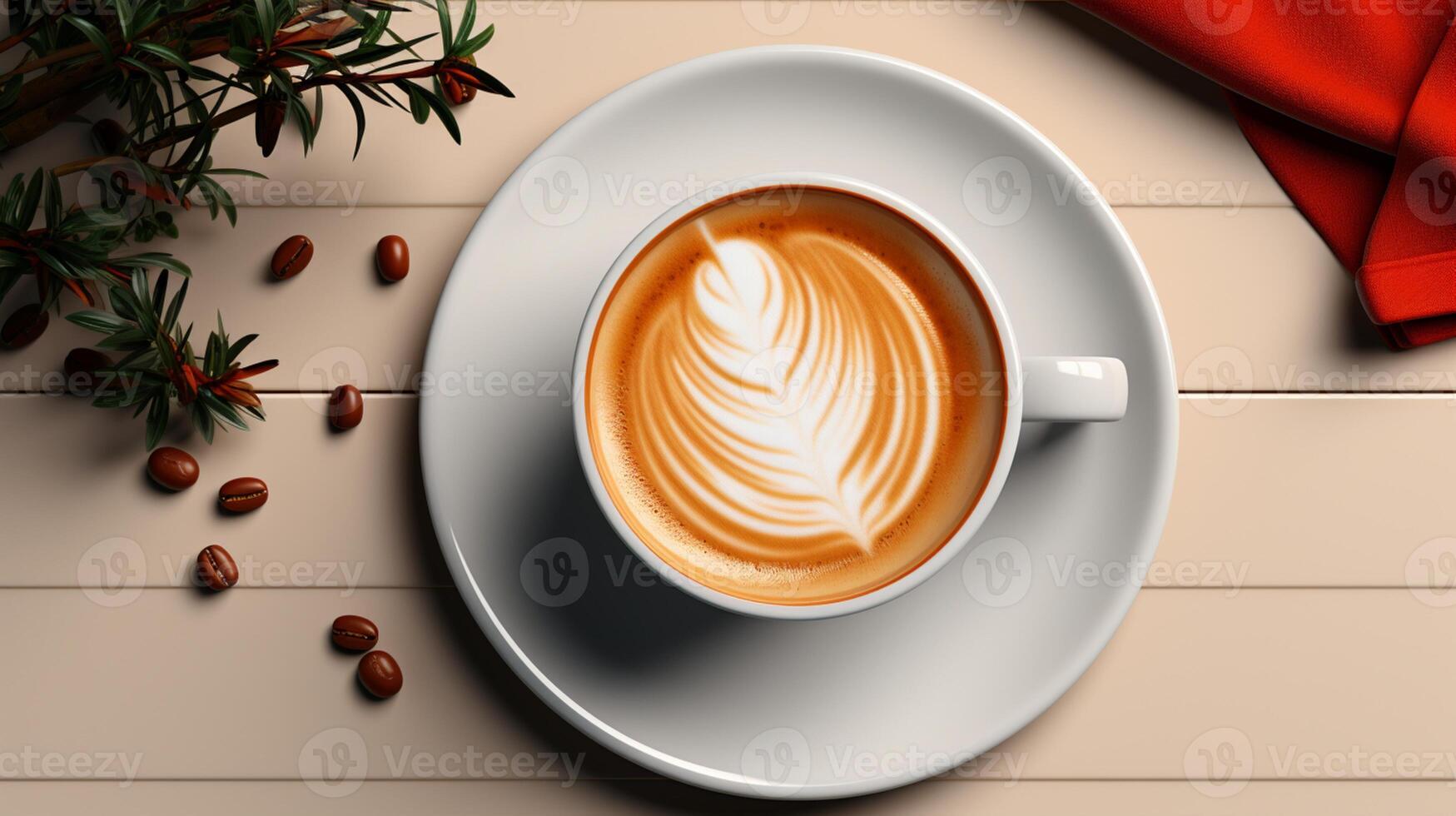 koffie kop drinken cafeïne Boon aromatisch voor ontbijt foto