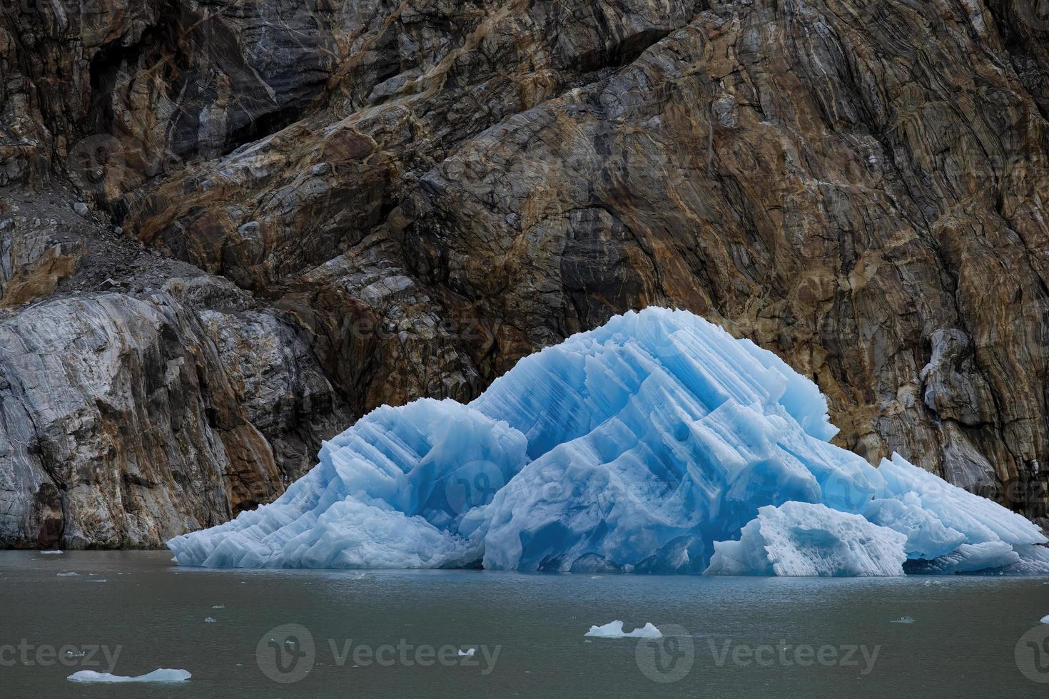 ijsberg, endicott arm, alaska foto