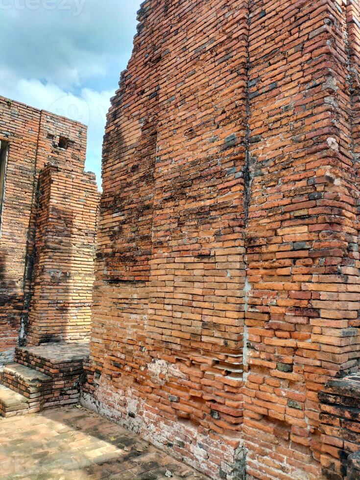 wat khudeedao oude Bij historisch park Bij ayutthaya historisch park, phra Nakhon si ayutthaya provincie, Thailand foto