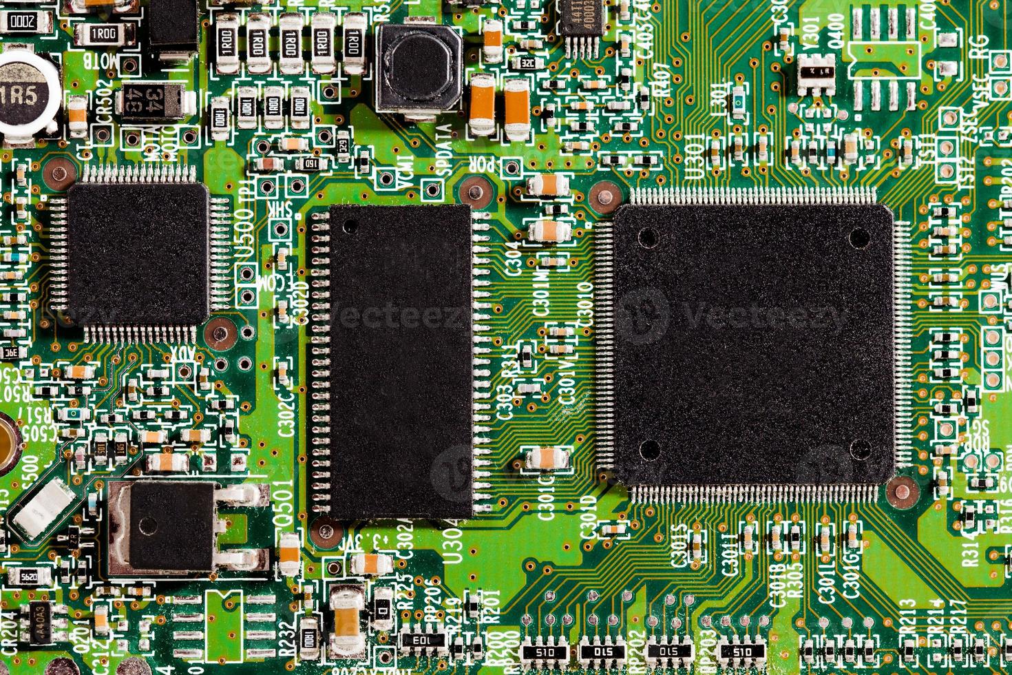 microchip details close-up, foto