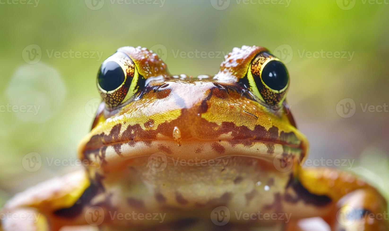 detailopname portret van een rana arvalis foto