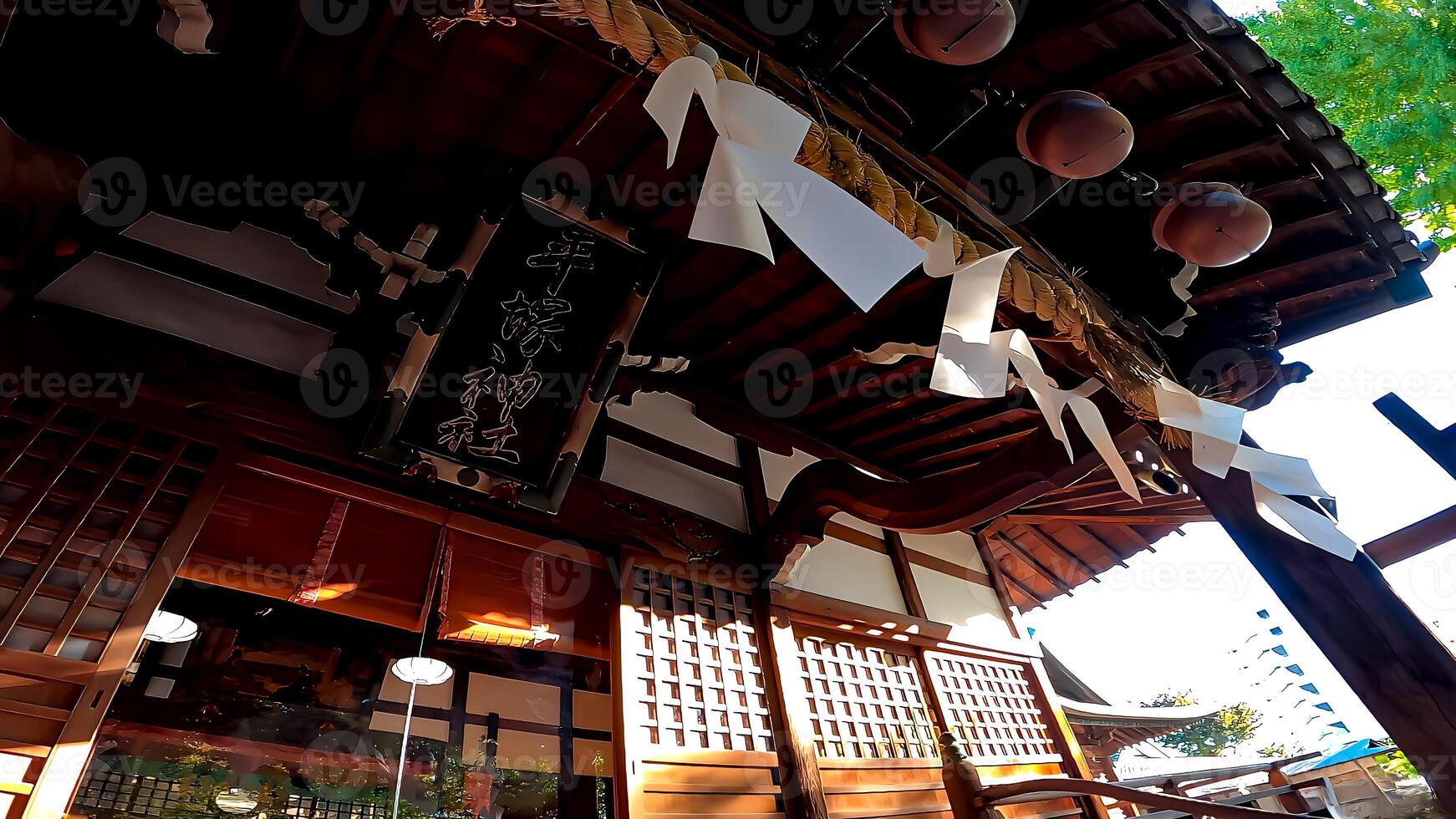 hiratsuka altaar, een altaar in kaminakazato, kita-ku, Tokio, Japan. het heeft geweest verankering hachiman taro minamoto Nee yoshiie, een held van de laat heian periode, en zijn twee jonger broers sinds 1118. foto