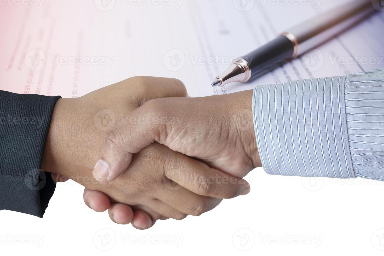 mensen uit het bedrijfsleven handdruk groet deal concept foto