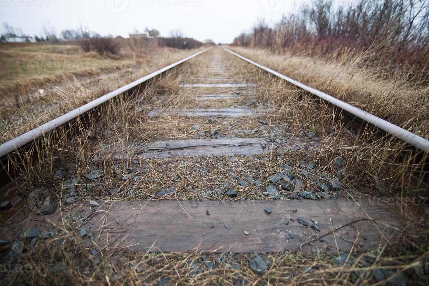 symmetrische treinbaan foto