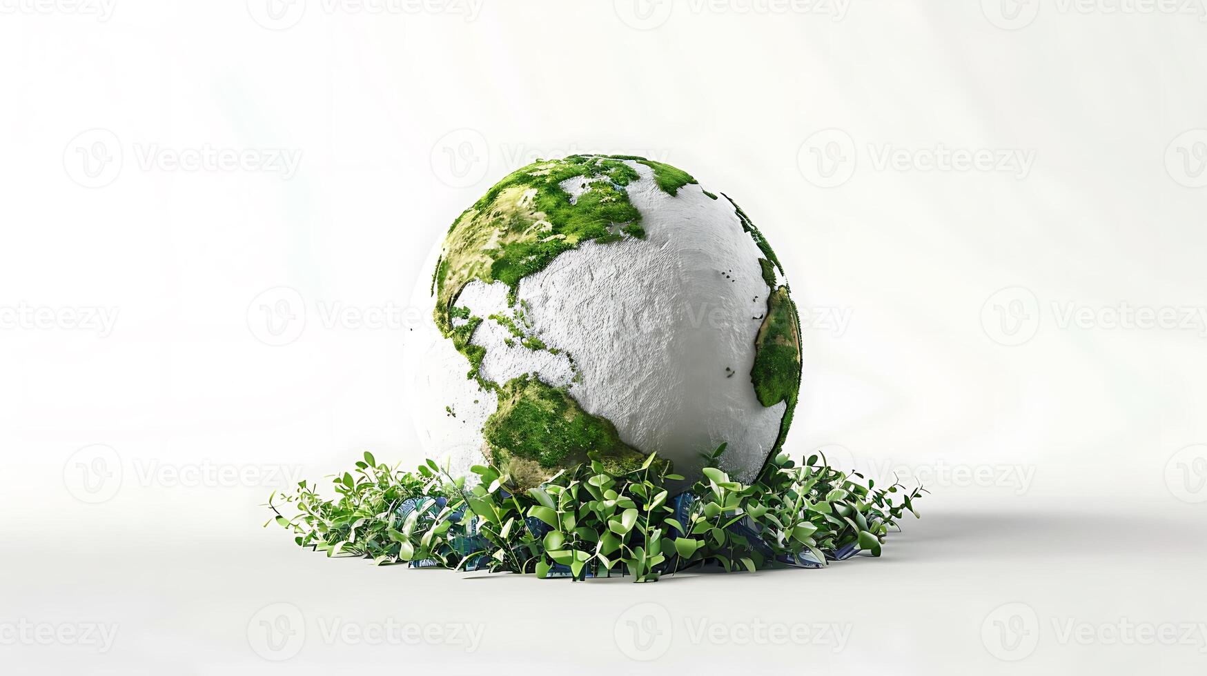 aarde dag poster wit achtergrond foto