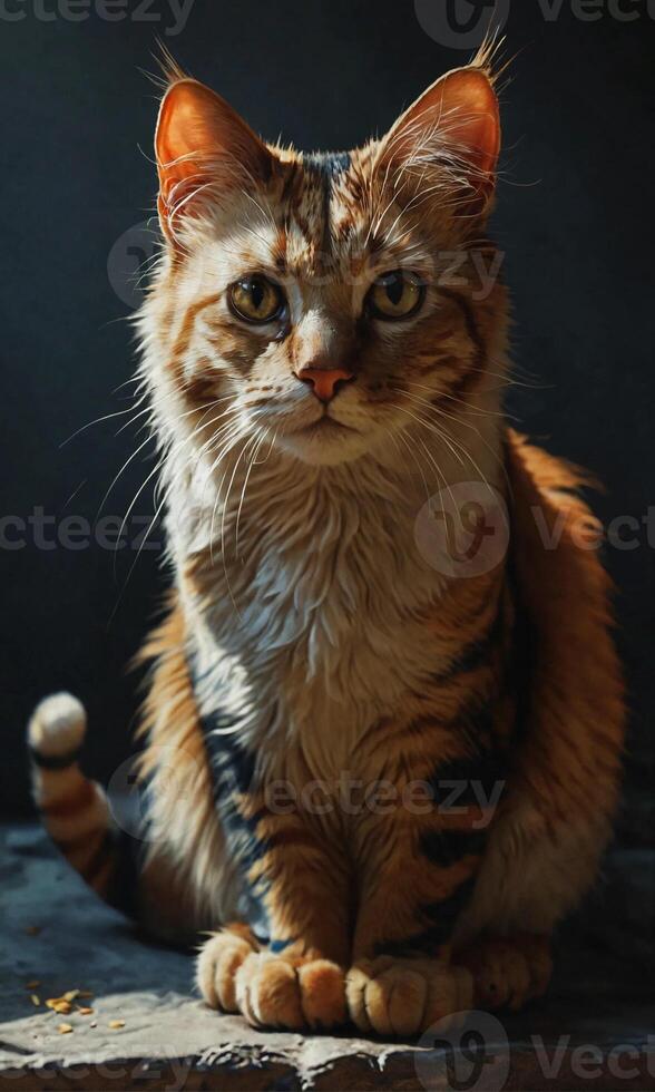 portret van een kat foto