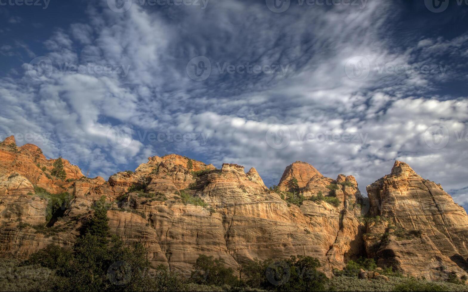 Zion kolob terras foto