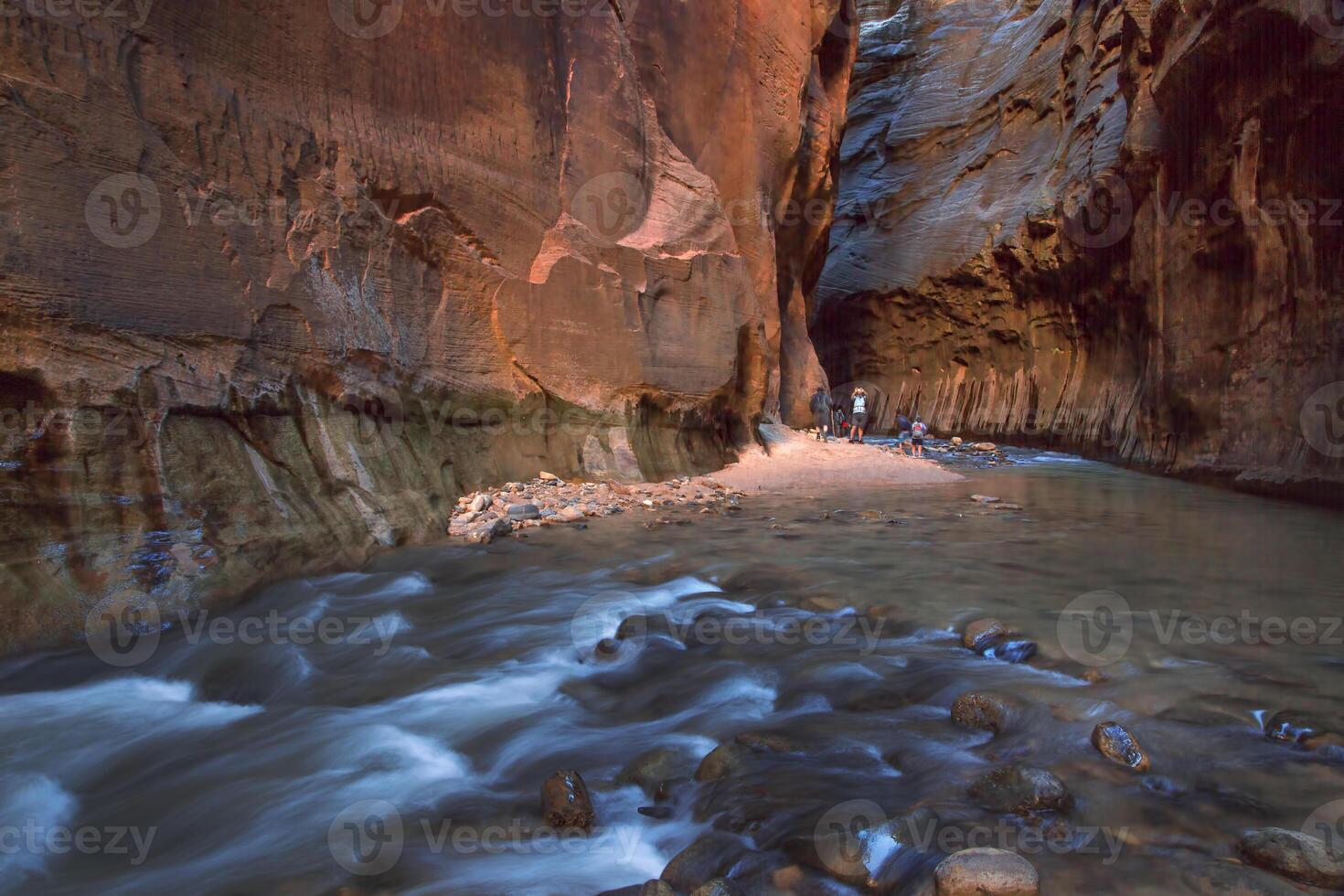 Zion nationaal park vernauwt foto