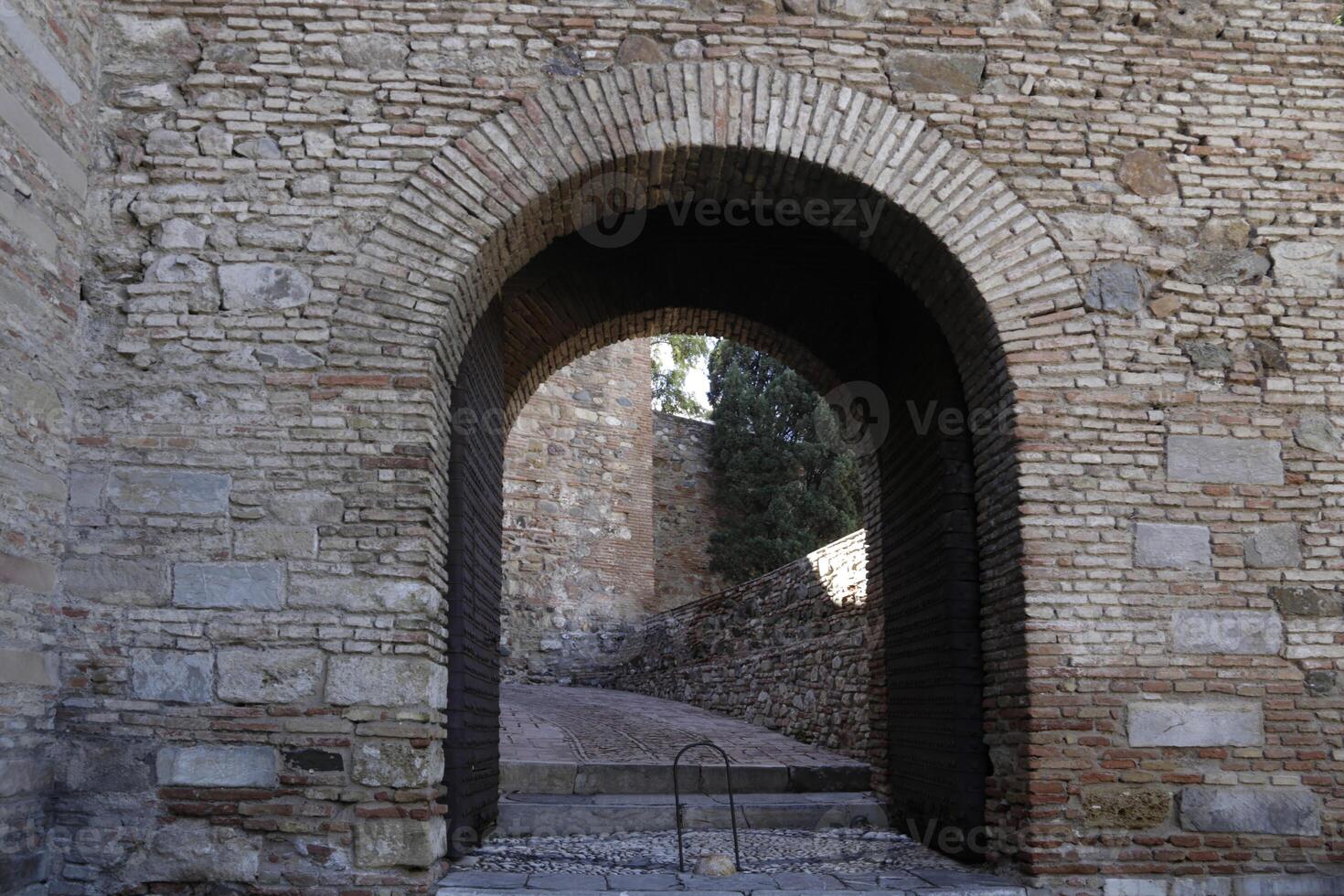 alcazaba paleis in Malaga, Spanje foto