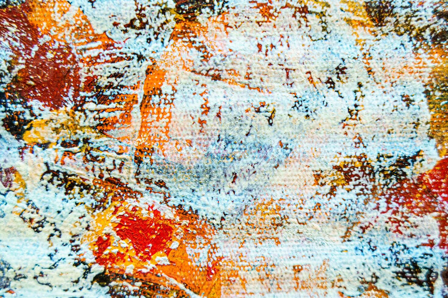 kleurrijk abstract olie schilderij kunst achtergrond. structuur van canvas en olie. foto