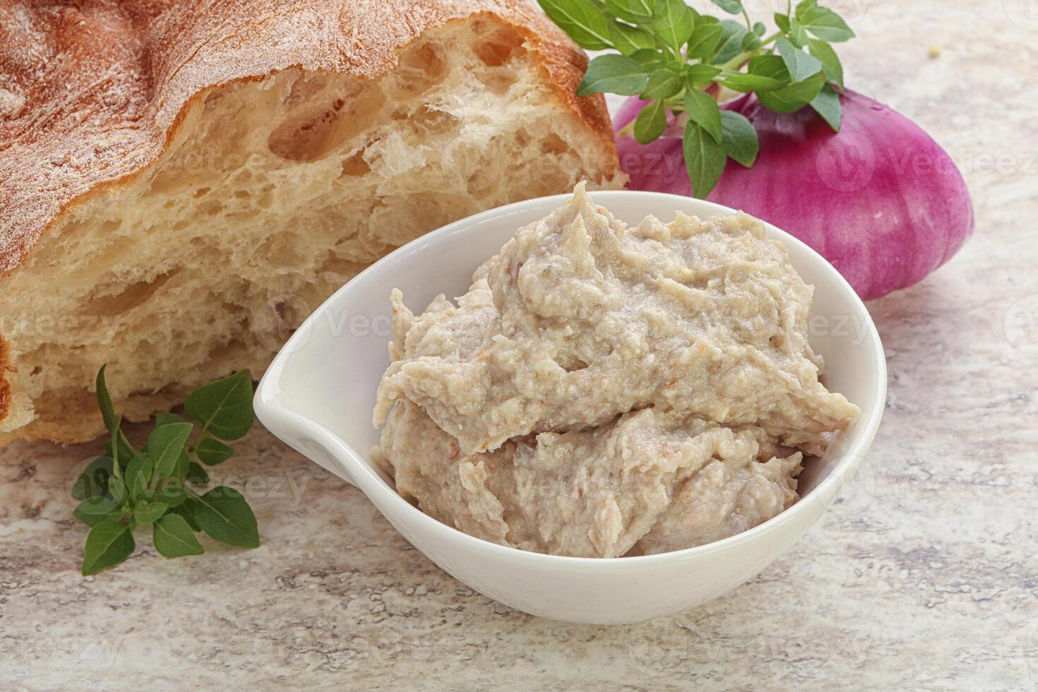 joodse traditionele keuken haringmousse forsmak foto