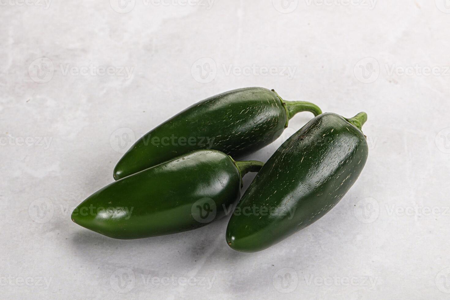 rauw groen Mexicaans jalapeno peper foto