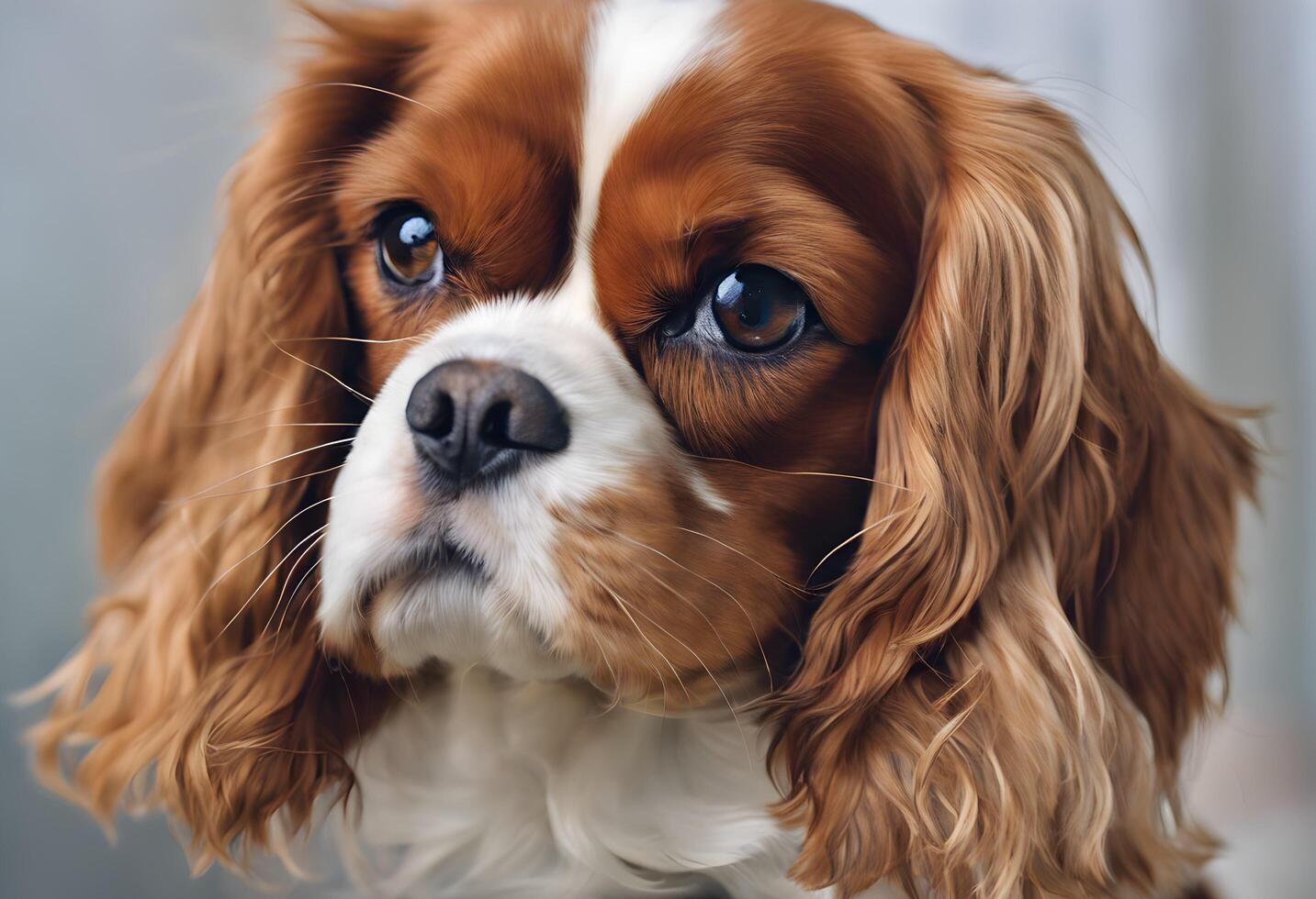 een visie van een cavalier koning Charles spaniel foto