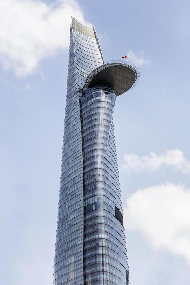 Ho Chi Minh, Vietnam, 22 februari 2017 - Bitexco financiële toren in Ho Chi Minh, Vietnam. deze 262 meter hoge wolkenkrabber werd in 2010 geopend. foto