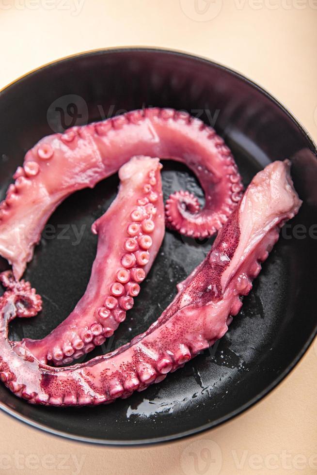 octopus salade eten zeevruchten maaltijd pescetarian dieet foto