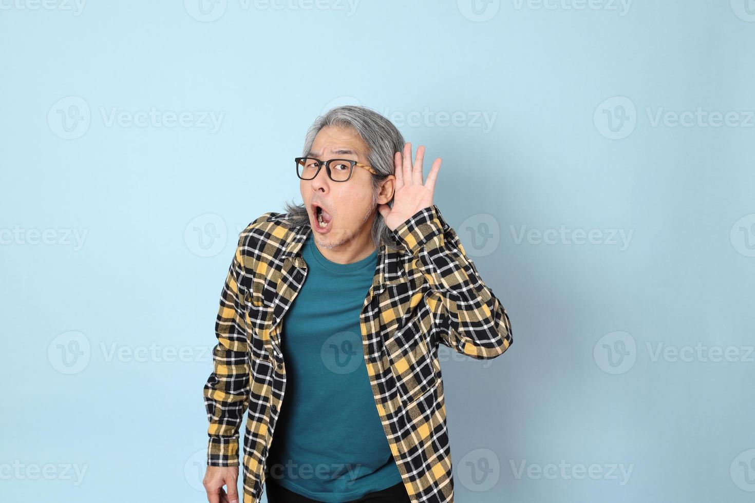 man in het blauw foto