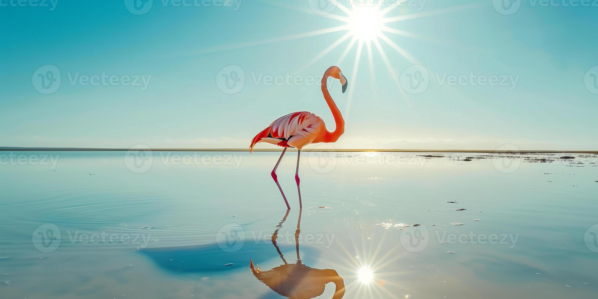 vogel groter flamingo's phoenicopterus ruber buitenshuis foto