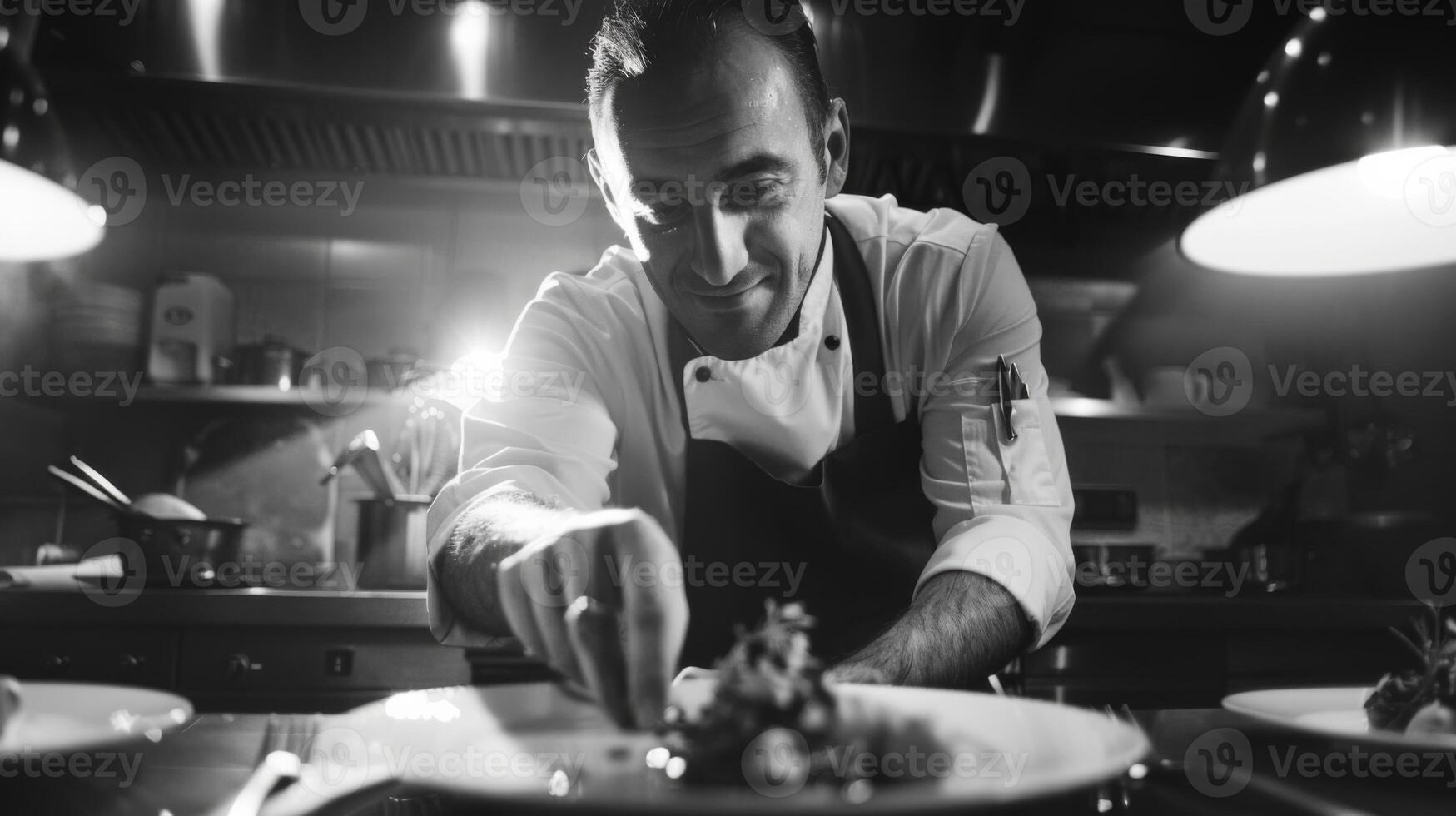 koks Koken in restaurant keuken foto