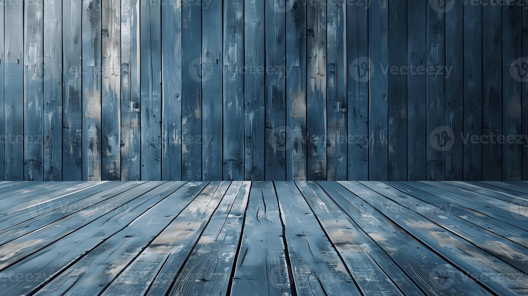 wijnoogst blauw hout getextureerde backdrop foto