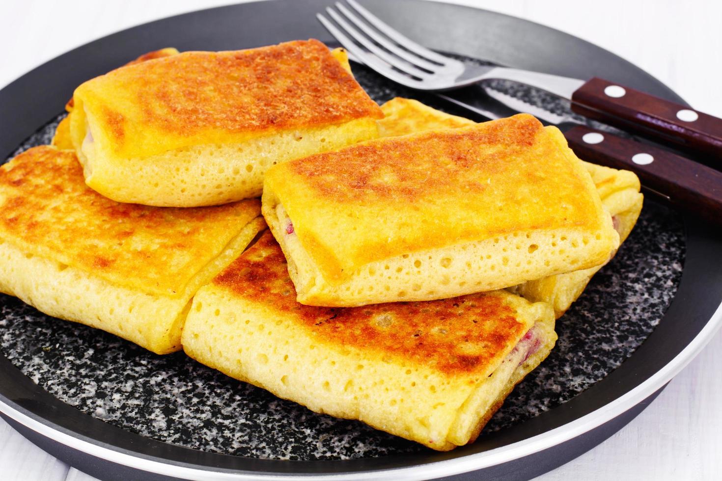 pannenkoeken met kersen foto