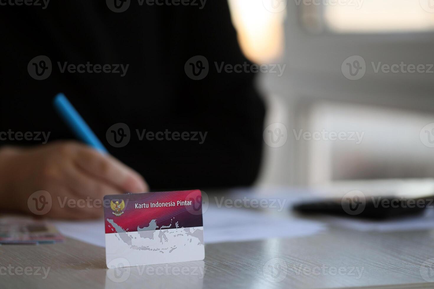 Indonesisch kip slim Indonesië kaart oorspronkelijk gebeld kartu Indonesië pintar foto