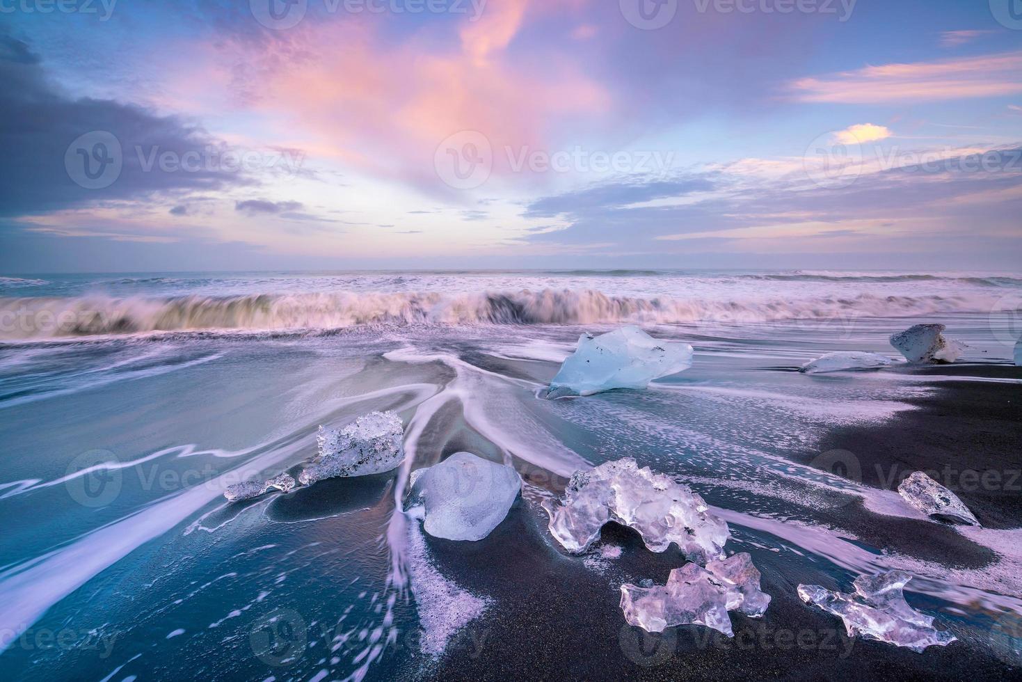 jokulsarlon gletsjerlagune, ijsland foto