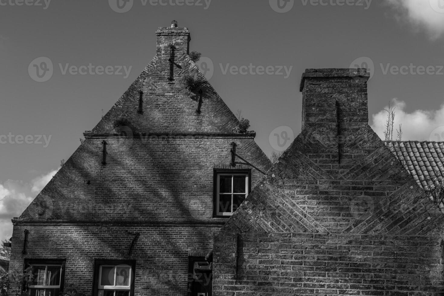 de dorp van nes Aan ameland eiland in de Nederland foto