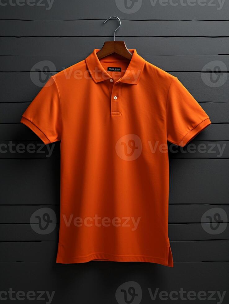 polo t-shirt voor hoog resolutie mockup ontwerp foto