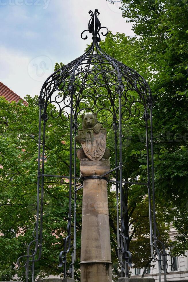 wappenbrunnen fontein - berlijn, Duitsland foto