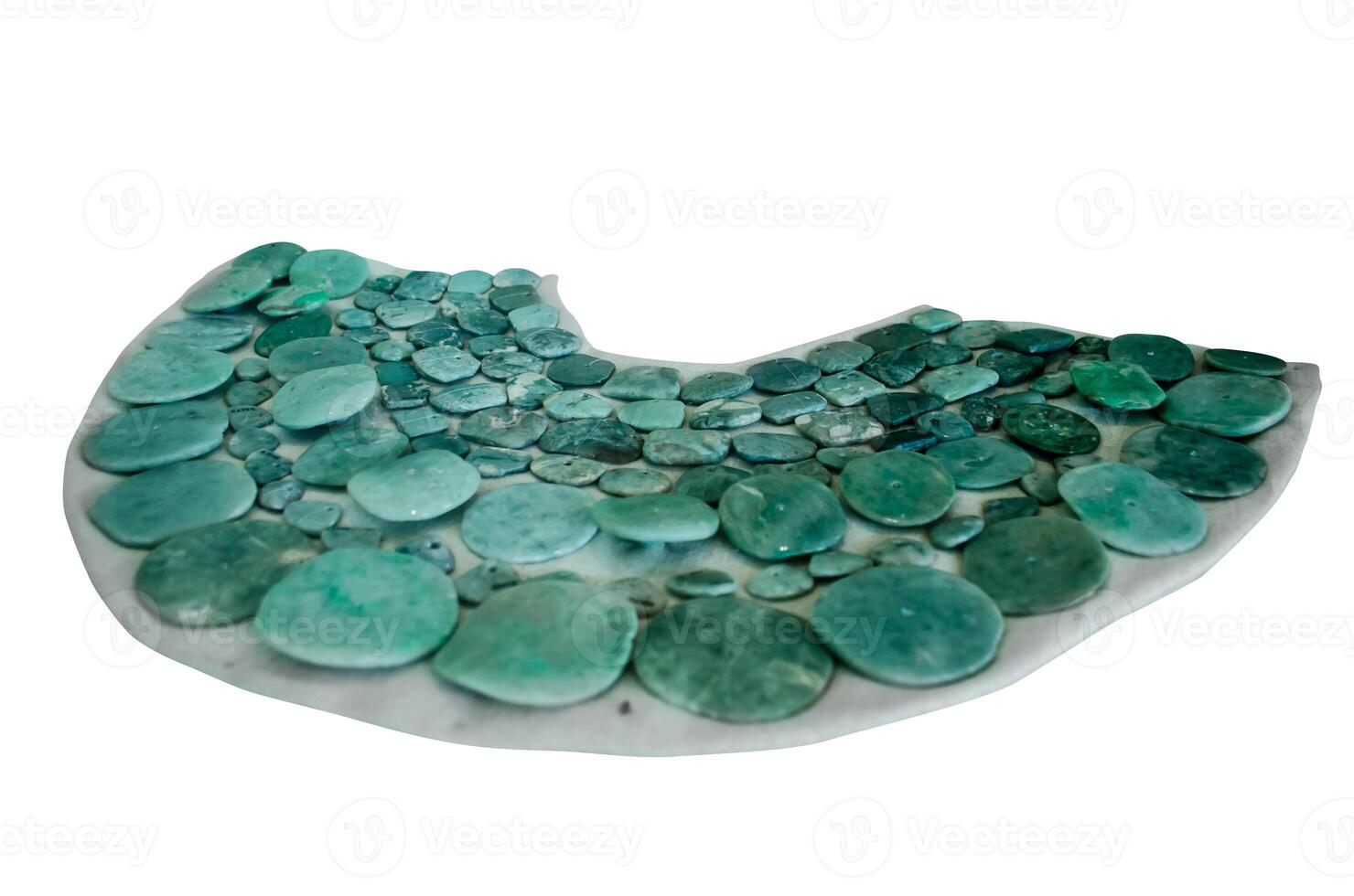 oude mayan jade ketting foto