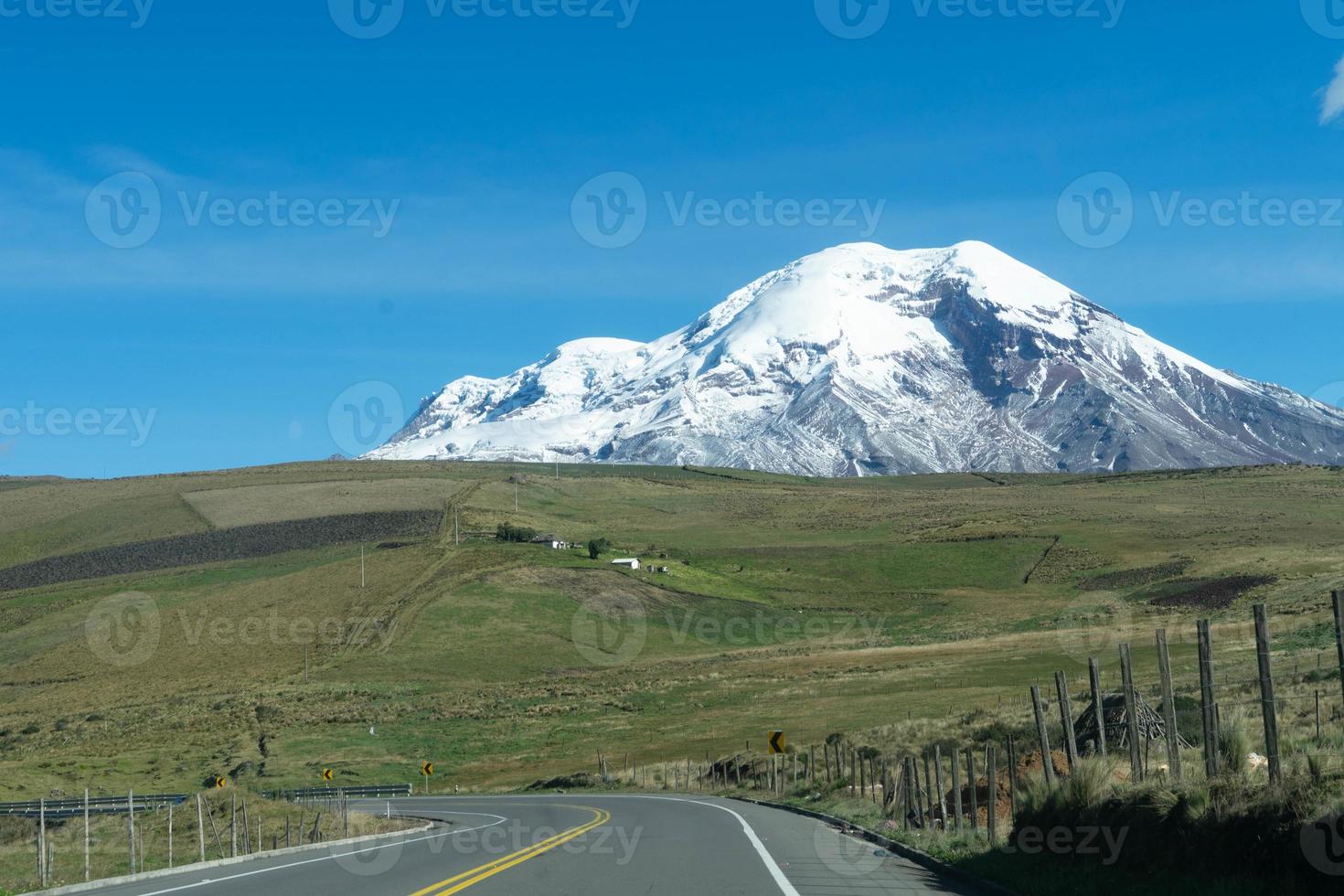 chimborazo vulkaan, ecuador foto