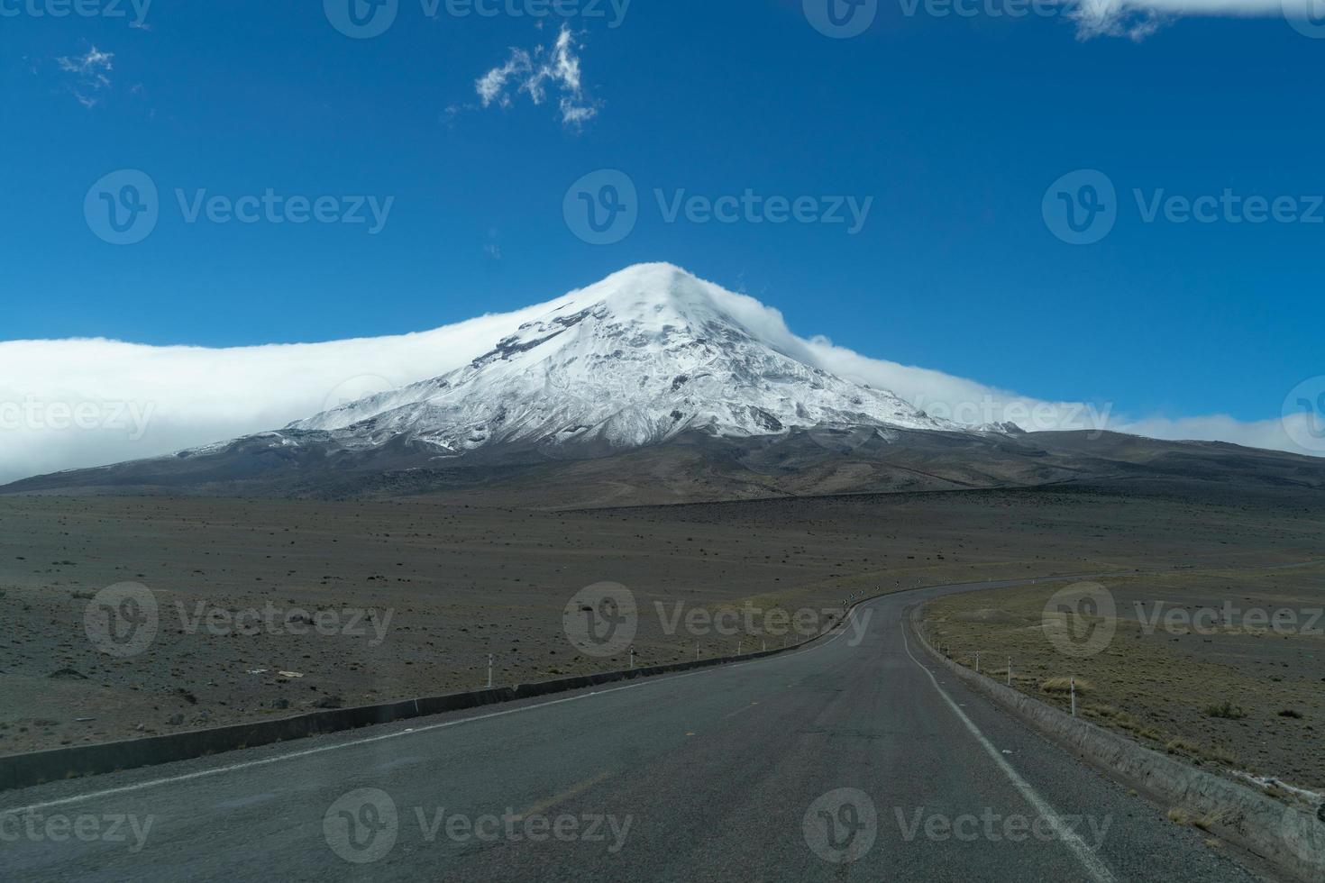 chimborazo vulkaan, ecuador foto