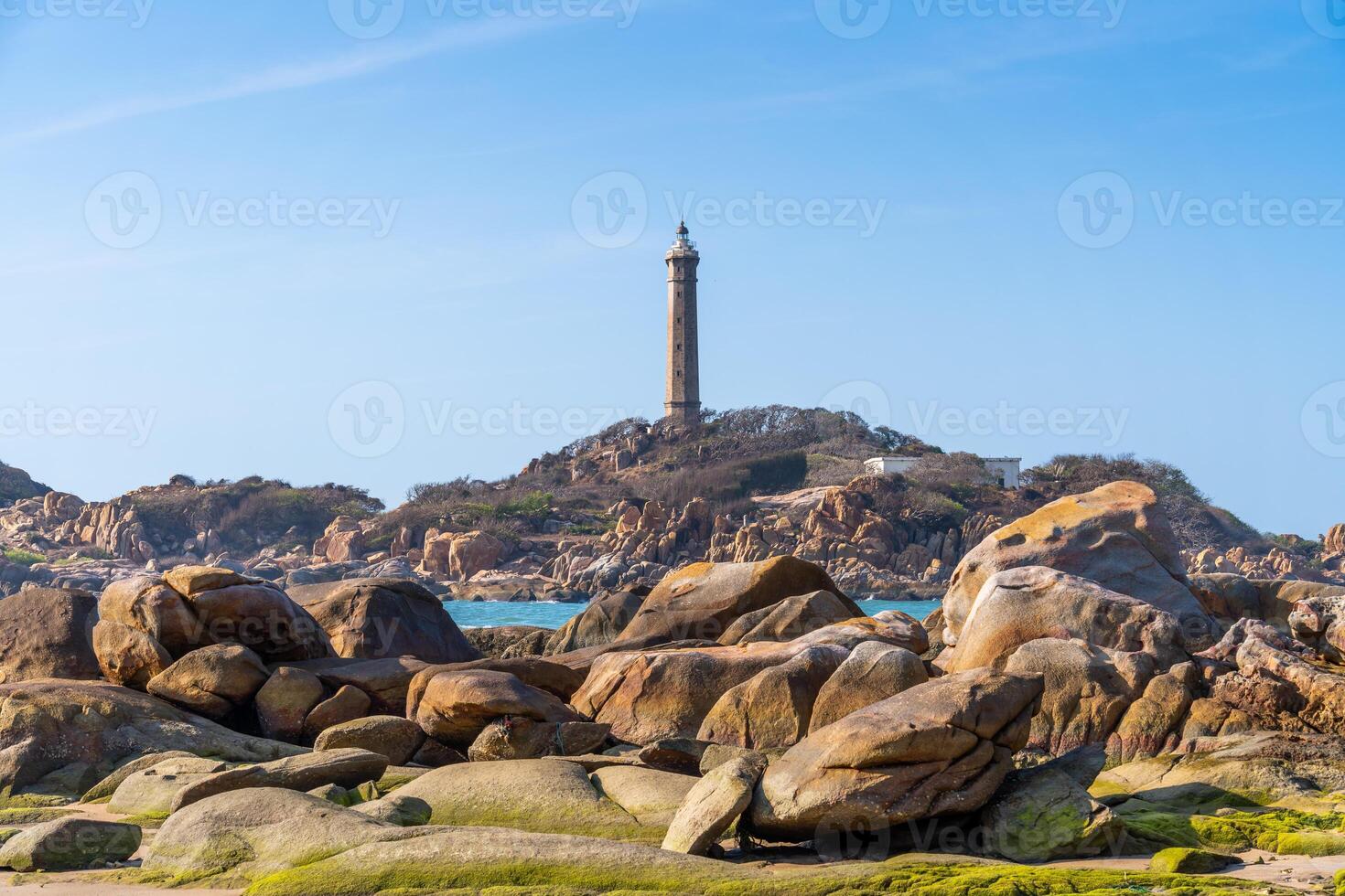 ke ga strand Bij mui nee, phan dief, binh Thuan, Vietnam. ke ga kaap of vuurtoren is de meest favoriete bestemming voor bezoekers naar la ga, binh donderdag provincie. foto