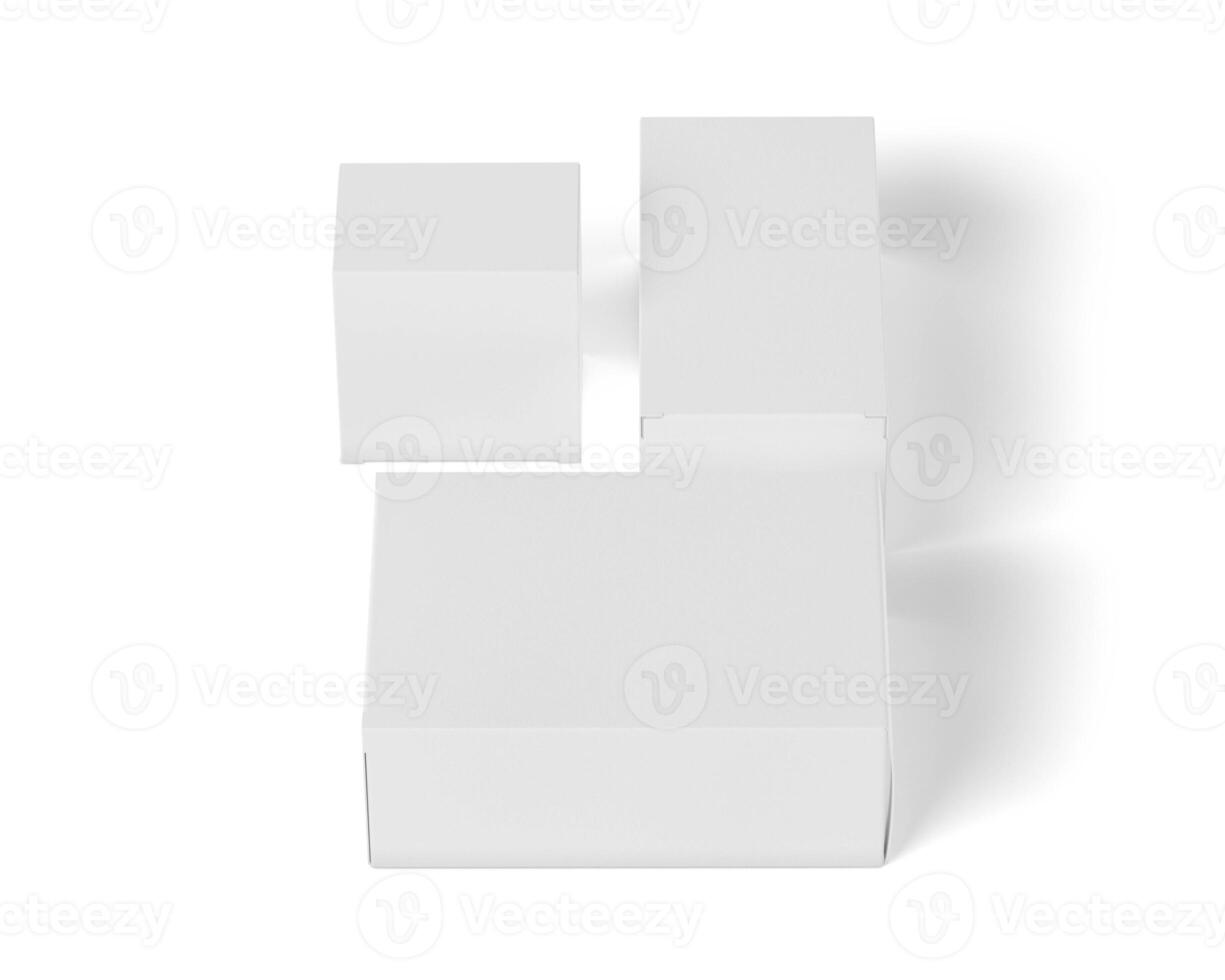 papier dozen reeks Aan wit achtergrond foto