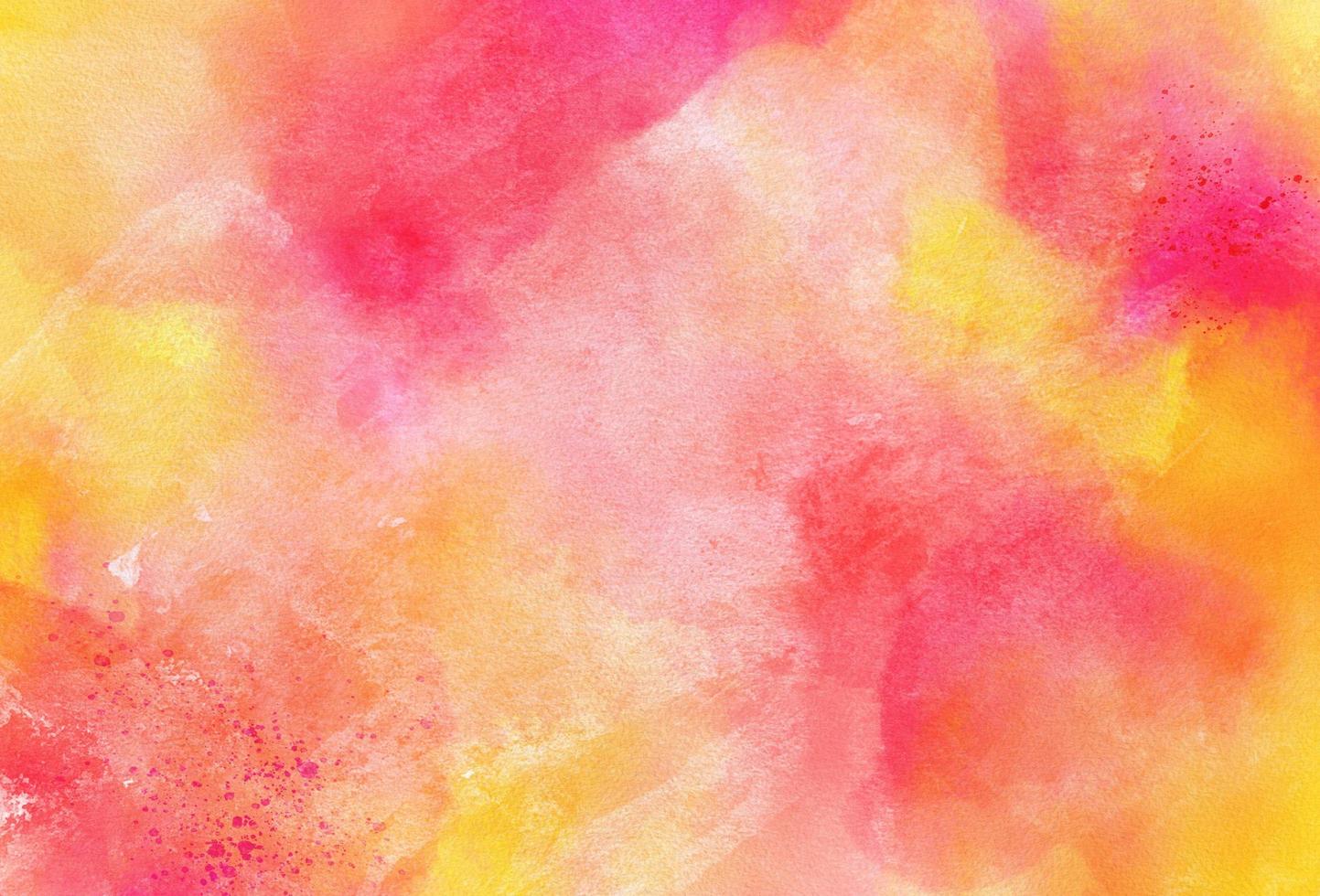 roze en gele aquareltextuur foto