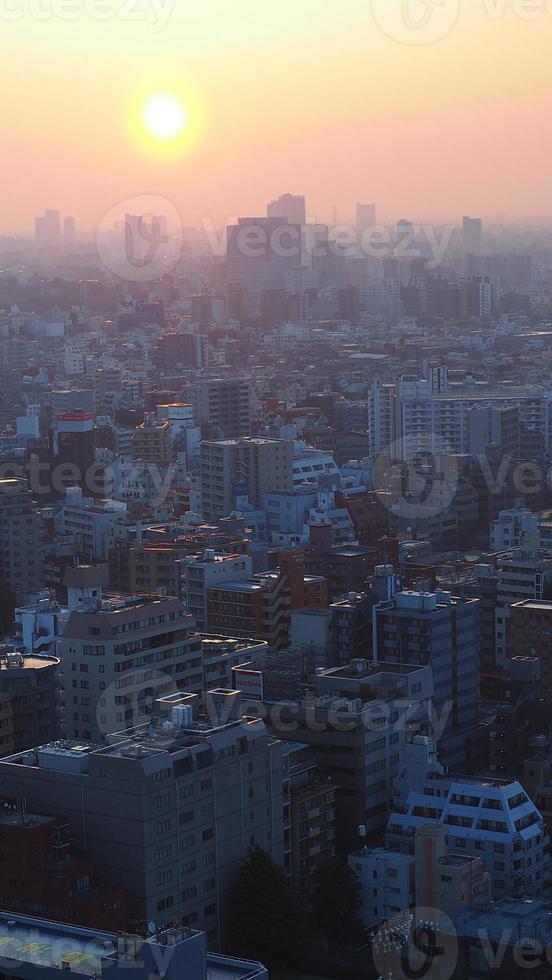 de wijk ikebukuro. luchtfoto van ikebukuro stad tokyo japan. foto