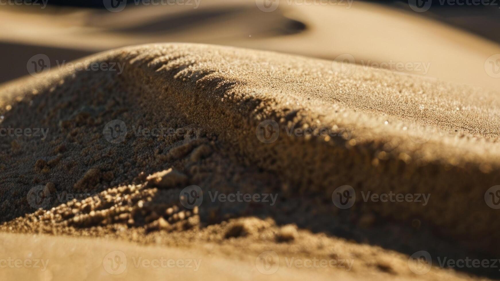 een dichtbij omhoog van een zand duin van de woestijn foto