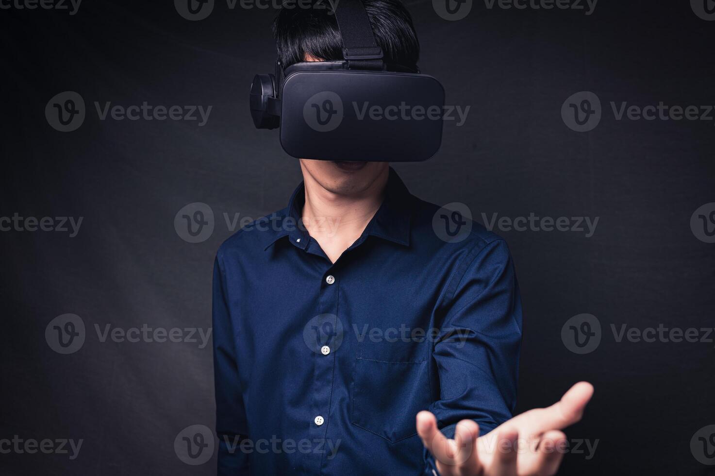 vr-brilverbinding metaverse online technologie foto