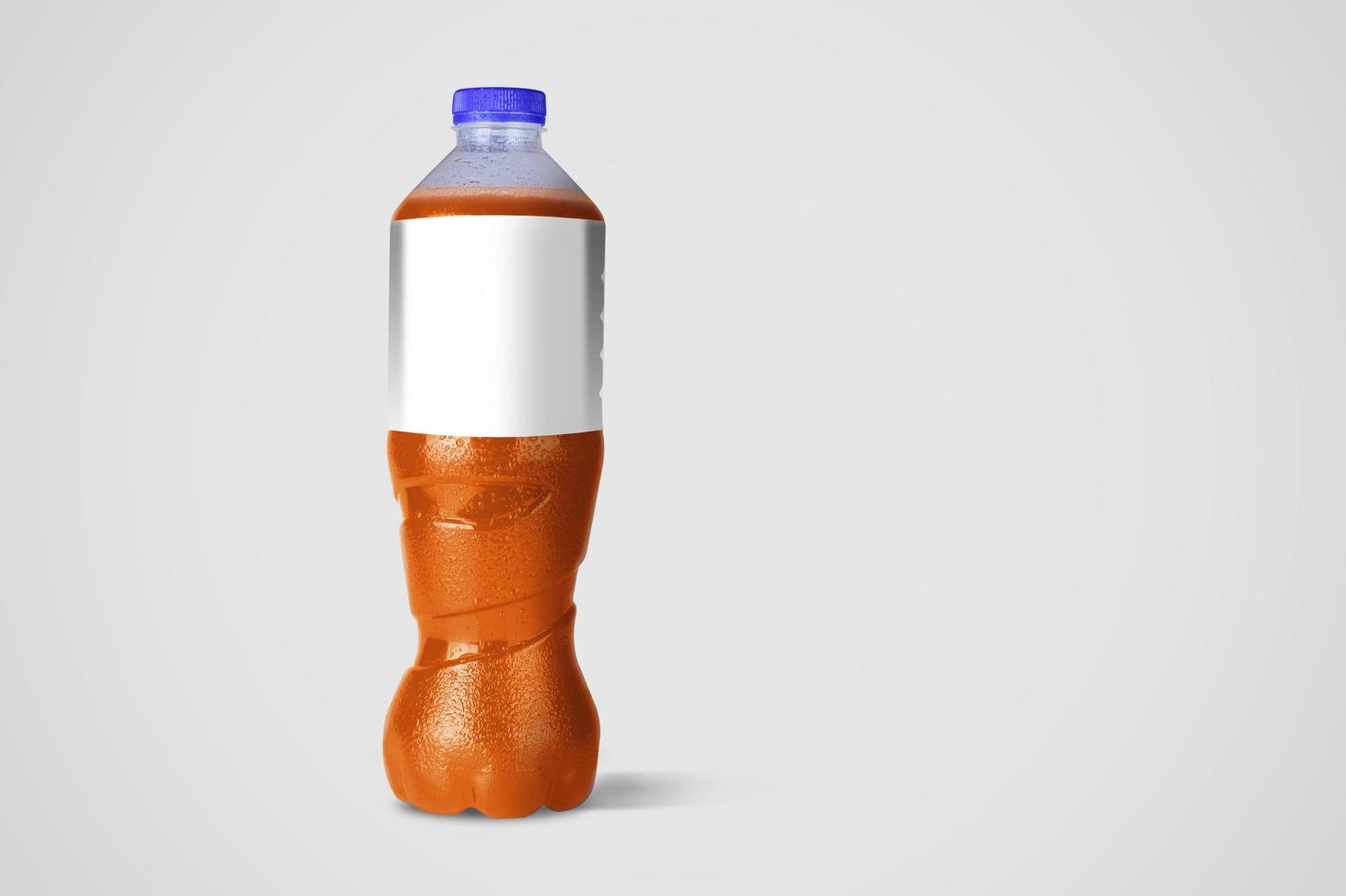 niet-alcoholische drank flessen geïsoleerd op een witte achtergrond. 3D-rendering. geschikt voor uw elementontwerp. foto