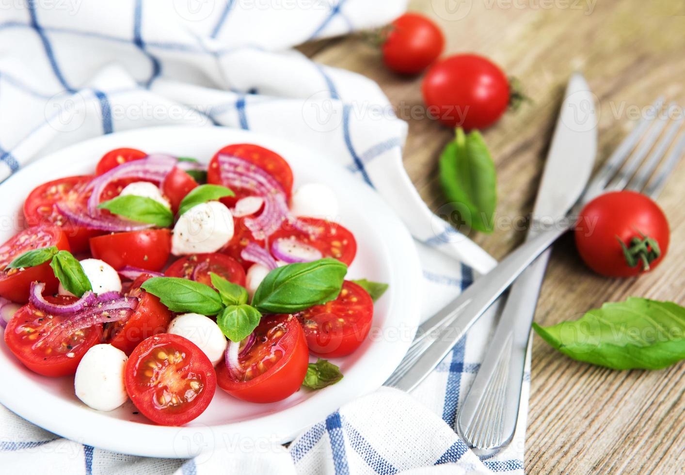 Italiaanse Caprese Salade foto