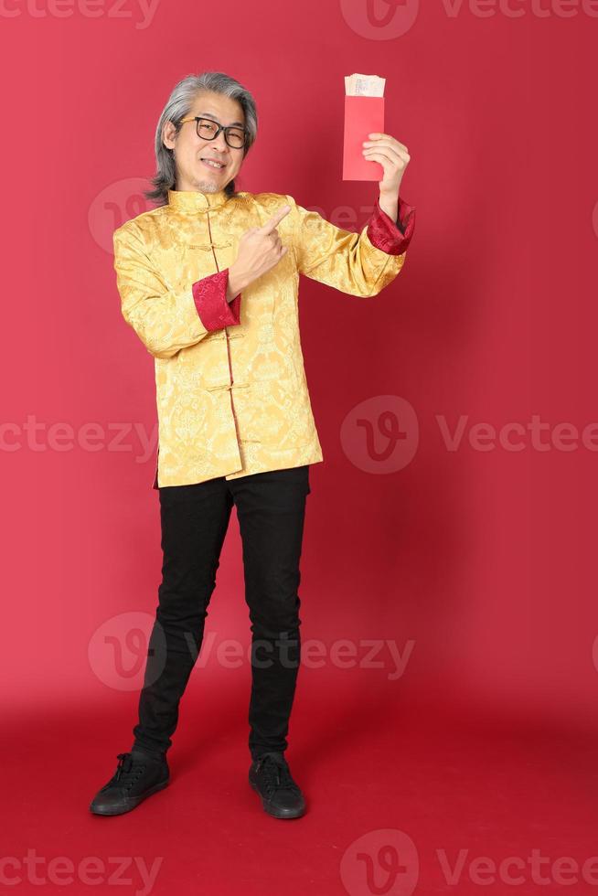 senior chinese man foto