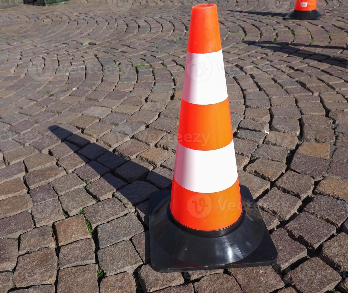 verkeerskegel teken foto