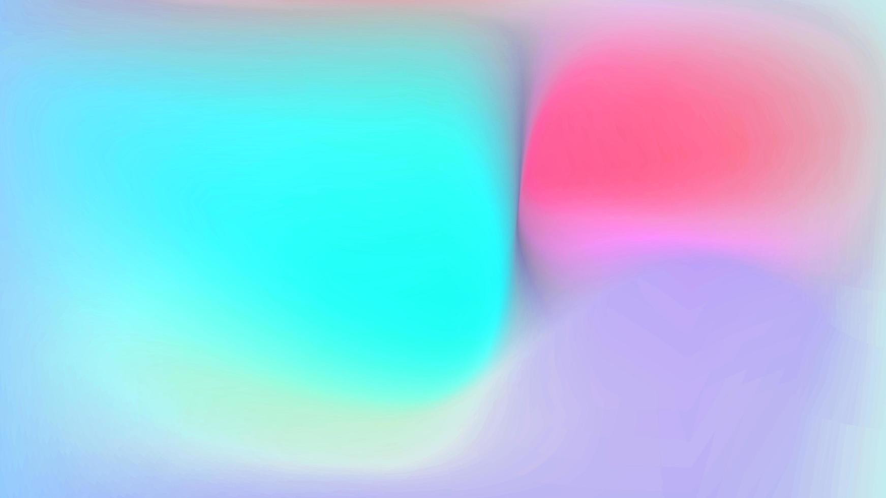 abstracte glanzende lichtblauwe en roze wazig gradiënt bubble cirkel kleurrijke heldere patroon met vloeiende grafische gradiënt op wit. foto